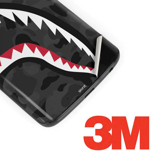 Shark Teeth Grey Street Camo Moto G6 Skin