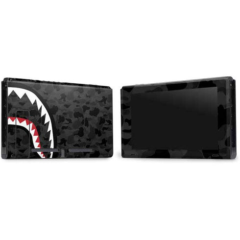 Shark Teeth Grey Street Camo Nintendo Switch Bundle Skin
