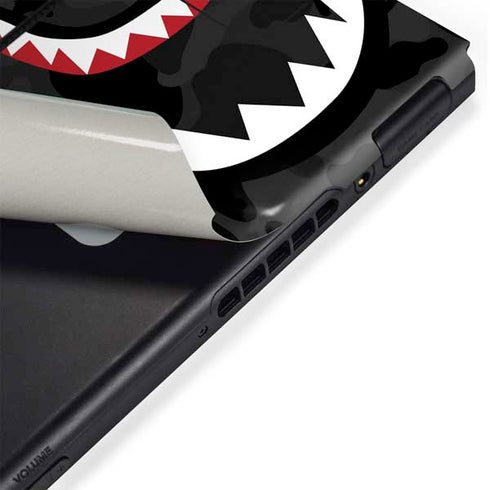 Shark Teeth Grey Street Camo Nintendo Switch Bundle Skin