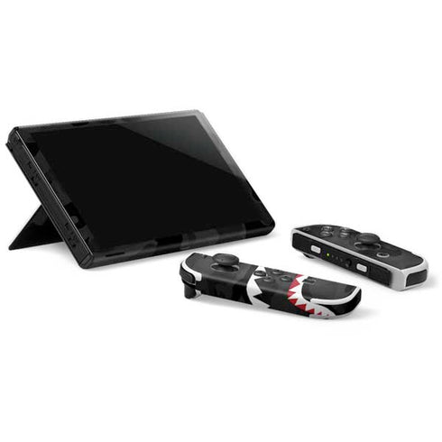 Shark Teeth Grey Street Camo Nintendo Switch OLED (2021) Skin