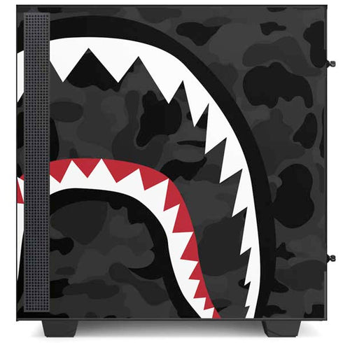Shark Teeth Grey Street Camo NZXT H510 Compact ATX Mid-Tower Case Skin