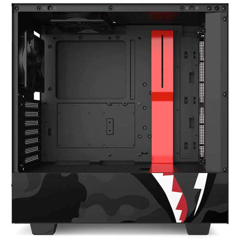 Shark Teeth Grey Street Camo NZXT H510 Compact ATX Mid-Tower Case Skin
