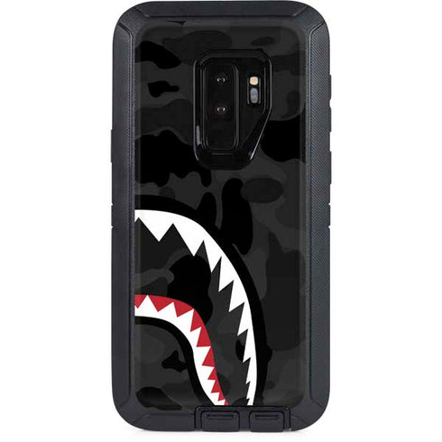 Shark Teeth Grey Street Camo Otterbox Defender Galaxy Skin