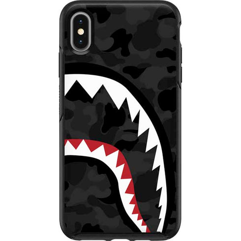 Shark Teeth Grey Street Camo Otterbox Symmetry iPhone Skin