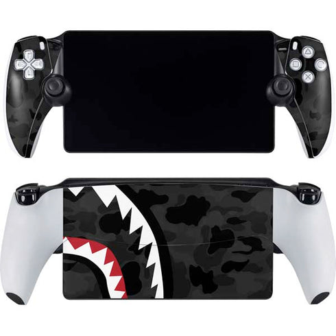 Shark Teeth Grey Street Camo PlayStation Portal Remote Player Skin