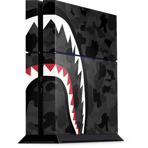 Shark Teeth Grey Street Camo PS4 Console Skin