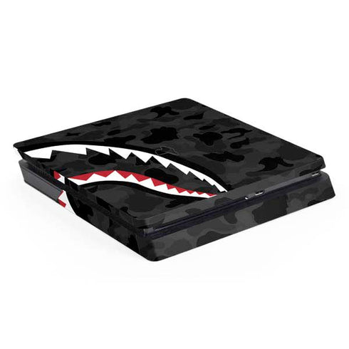 Shark Teeth Grey Street Camo PS4 Slim Skin