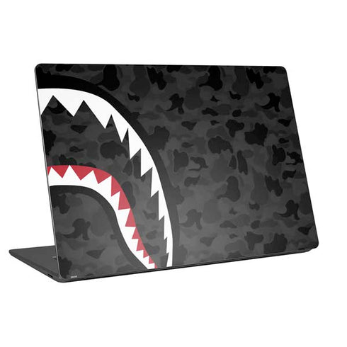 Shark Teeth Grey Street Camo Universal Laptop 17in (13.8 x 10in) Skin