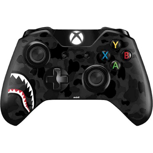 Shark Teeth Grey Street Camo Xbox One Controller Skin