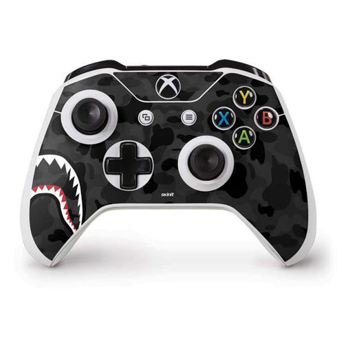 Shark Teeth Grey Street Camo Xbox One S Controller Skin