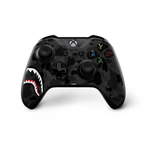 Shark Teeth Grey Street Camo Xbox One X Controller Skin