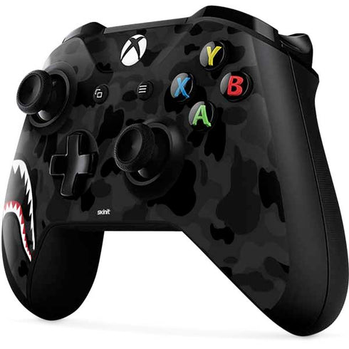 Shark Teeth Grey Street Camo Xbox One X Controller Skin