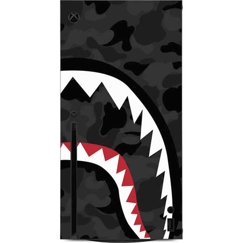 Shark Teeth Grey Street Camo Xbox Series X Console Skin