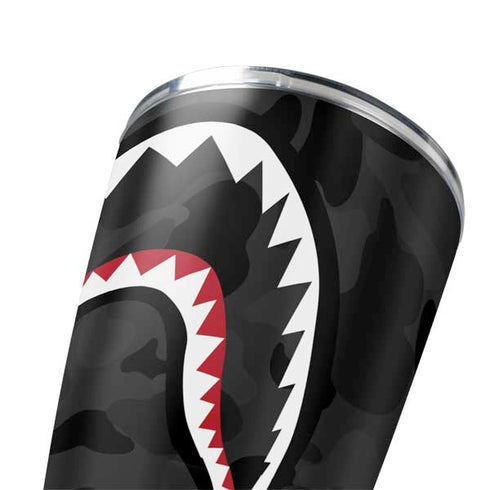 Shark Teeth Grey Street Camo Yeti 20oz Tumbler Skin