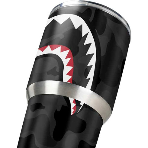 Shark Teeth Grey Street Camo Yeti 30oz Rambler Tumbler Skin
