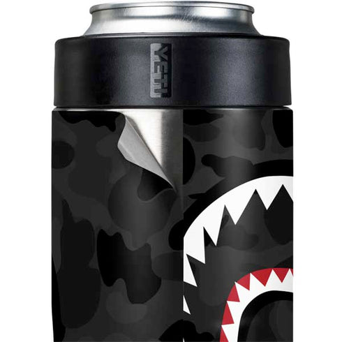 Shark Teeth Grey Street Camo Yeti Colster Can Insulator Skin