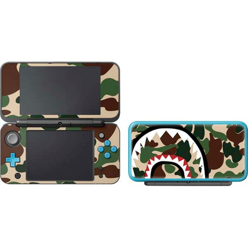 Shark Teeth Street Camo Nintendo 2DS XL (2017) Skin