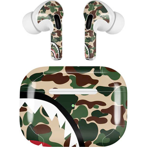 Shark Teeth Street Camo AirPods Pro 2nd Gen Skin