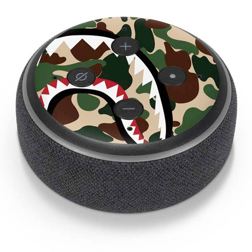 Shark Teeth Street Camo Amazon Echo Dot Skin