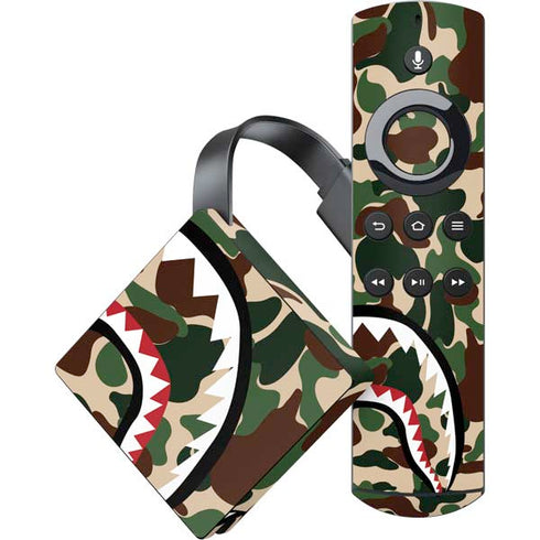 Shark Teeth Street Camo Amazon Fire TV Skin
