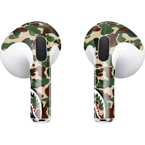 Shark Teeth Street Camo Apple AirPods (3rd Gen 2021) Skin