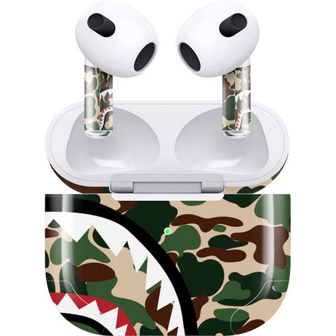 Shark Teeth Street Camo Apple AirPods (3rd Gen 2021) Skin