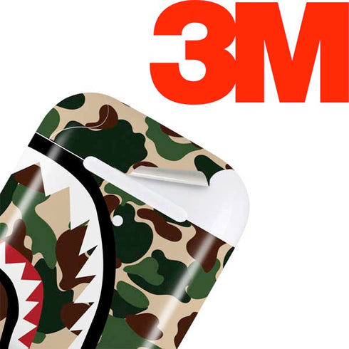 Shark Teeth Street Camo Apple AirPods Skin