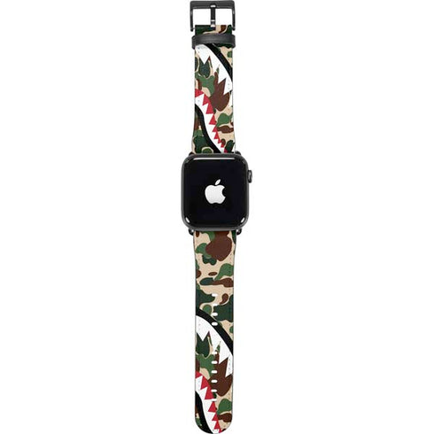Shark Teeth Street Camo Apple Watch Band 38-40mm