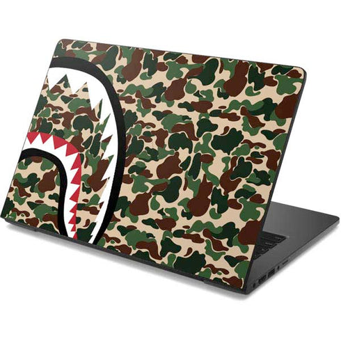 Shark Teeth Street Camo Dell Chromebook Skin