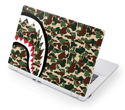 Shark Teeth Street Camo Acer Chromebook Skin