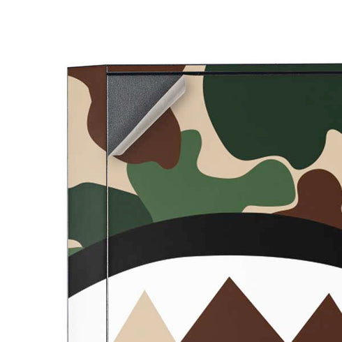 Shark Teeth Street Camo Corsair 4000D Tempered Glass Mid-Tower ATX Case Skin