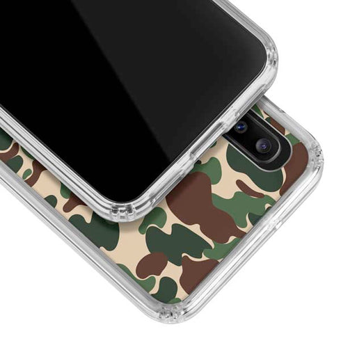 Shark Teeth Street Camo Galaxy A30 Clear Case