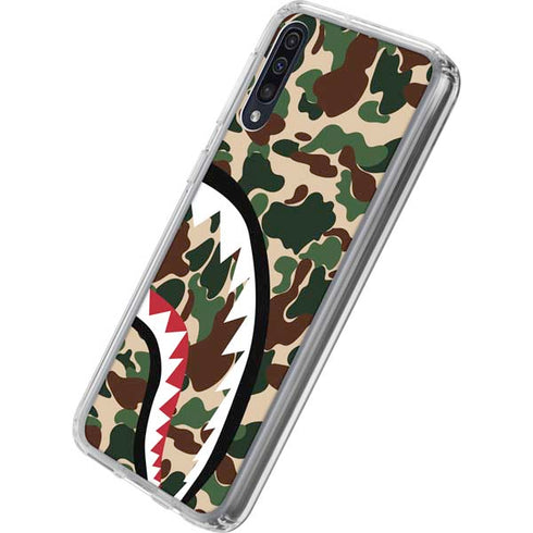 Shark Teeth Street Camo Galaxy A50 Clear Case