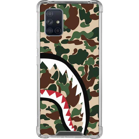 Shark Teeth Street Camo Galaxy A71 5G Clear Case