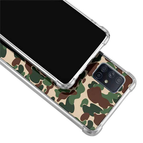Shark Teeth Street Camo Galaxy A71 5G Clear Case
