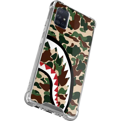 Shark Teeth Street Camo Galaxy A71 5G Clear Case