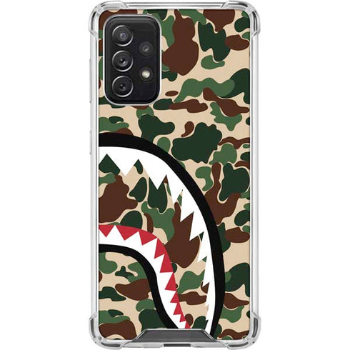 Shark Teeth Street Camo Galaxy A72 5G Clear Case