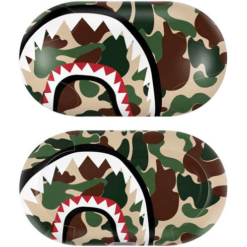 Shark Teeth Street Camo Galaxy Buds Plus Skin