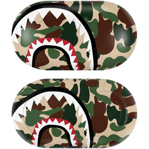 Shark Teeth Street Camo Galaxy Buds Skin