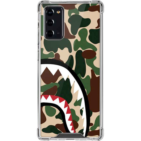 Shark Teeth Street Camo Galaxy Note20 5G Clear Case