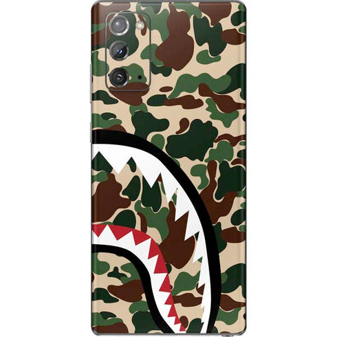 Shark Teeth Street Camo Galaxy Note20 5G Skin
