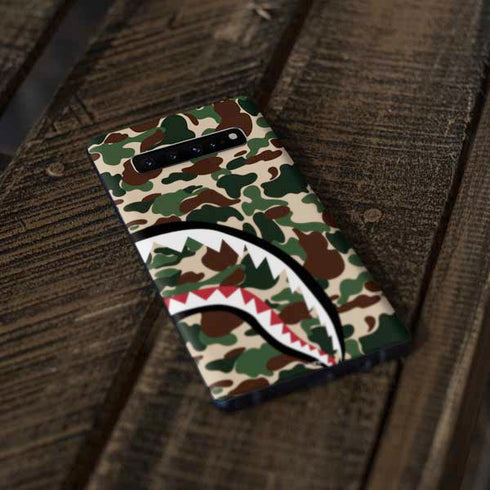 Shark Teeth Street Camo Galaxy S10 Plus Skin