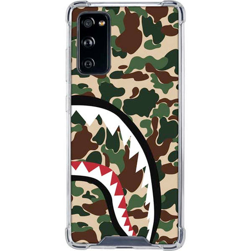 Shark Teeth Street Camo Galaxy S20 FE Clear Case