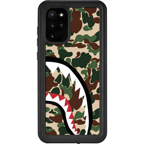 Shark Teeth Street Camo Galaxy S20 Plus Waterproof Case