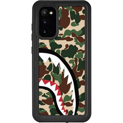 Shark Teeth Street Camo Galaxy S20 Waterproof Case