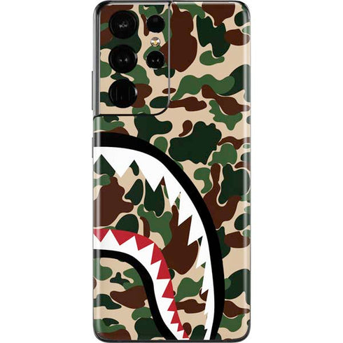 Shark Teeth Street Camo Galaxy S21 Ultra 5G Skin