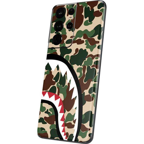 Shark Teeth Street Camo Galaxy S21 Ultra 5G Skin