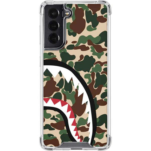 Shark Teeth Street Camo Galaxy S22 Clear Case