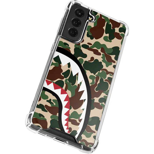 Shark Teeth Street Camo Galaxy S22 Plus Clear Case