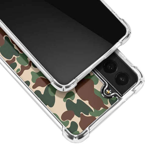 Shark Teeth Street Camo Galaxy S22 Plus Clear Case